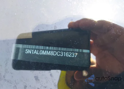 2013 Infiniti Jx35 из США, поврежденный, VIN 5N1AL0MM8DC316237